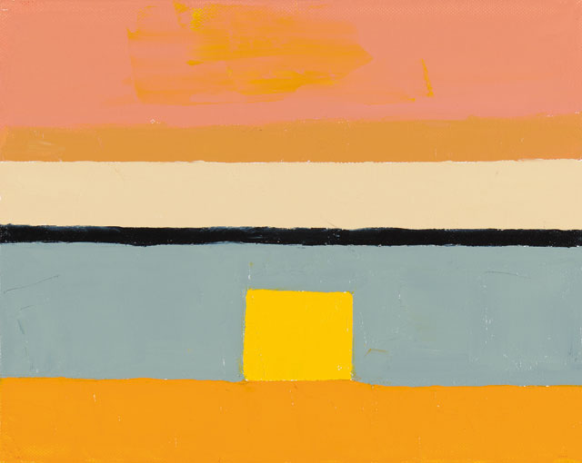 Etel Adnan. Untitled, 2010. Oil on canvas, 24 x 30 cm. Courtesy the artist and Sfeir-Semler Gallery, Hamburg / Beirut.