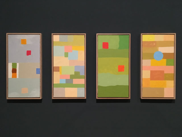 Etel Adnan. Four Seasons, 2018. Photo: Veronica Simpson.