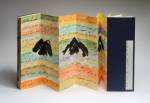 Etel Adnan. Journey to Mount Tamalpaïs, 2008. Leporello, watercolour and Indian ink on Japan paper. Poem by Etel Adnan, translated into Arabic, 54 pages, 30 x 567 cm. Collection Claude & France Lemand, Paris, copyright Etel Adnan. Courtesy Galerie Claude Lemand, Paris.