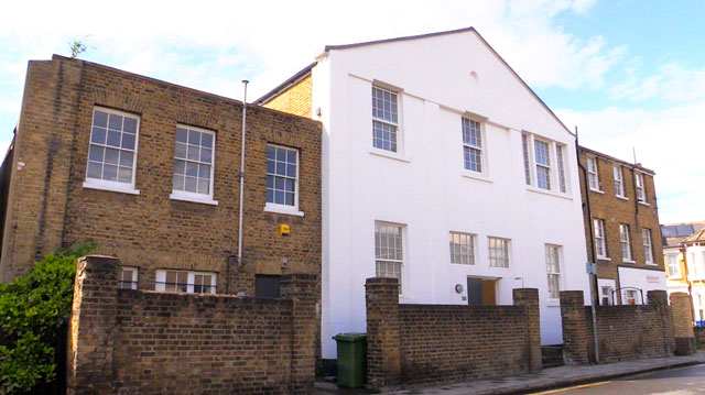 Assembly Point, London, exterior view, 2018. Photograph: Martin Kennedy.