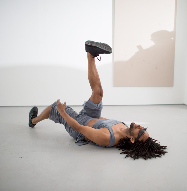 Miguel Altunaga, a member of the dance company Rambert, performing on the opening night. Photograph: deborahjaffe.co.uk