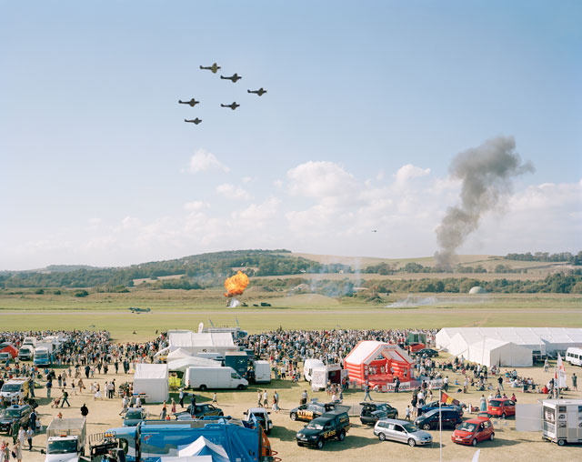 Simon Roberts. Battle of Britain Memorial Flight, Shoreham Air Show, West Sussex, 15 September 2007. Fujicolour crystal archive print. © the artist.