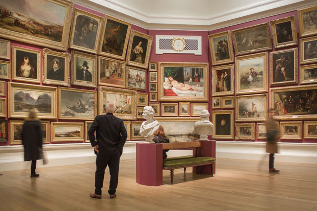 Ages of Wonder – Scotland's Art 1540 to Now, installation view, Gallery III, salon hang.