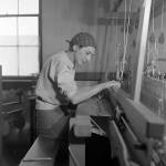 Anni Albers in her weaving studio at Black Mountain College, 1937. Photograph: Helen M. Post. © The Josef and Anni Albers Foundation, VEGAP, Bilbao, 2017.