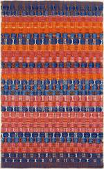 Anni Albers. Red and Blue Layers, 1954. Cotton, 61.6 x 37.8 cm. The Josef and Anni Albers Foundation, Bethany CT. Photograph: Tim Nighswander/Imaging4Art. © The Josef and Anni Albers Foundation, VEGAP, Bilbao, 2017.