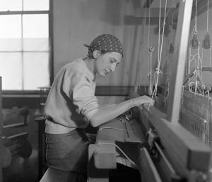 Remaining committed to the Bauhaus ideals of uniting art and design as one field of form-production, Anni Albers’s pictorial weavings and later graphic prints promoted the egalitarian dissemination of artistic forms and prototypes