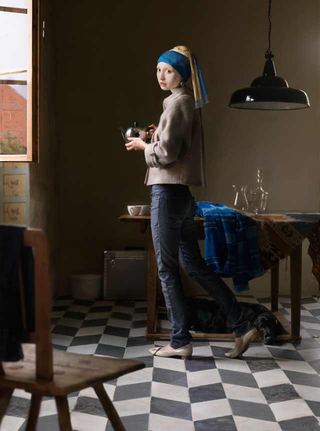 Dorothee Golz. The Pearl Earring (Der Perlenohrring) from the series Digital Paintings (Digitale Gemalde), 2009. Photograph.