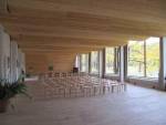 Alvar Aalto. Viipuri Library. Restored undulating timber ceiling of the Lecture Hall. 