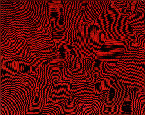 Warlimpirrnga Tjapaltjarri. <em>WT 0805223</em>,
painted at Alice Springs 2008.
Acrylic on Belgian linen
153 x 122 cm.


Provenance:
Papunya Tula Artists Pty Ltd,
Scott Livesey Galleries.

Copyright © Papunya Tula Artists Pty Ltd.