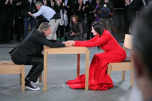 Opening Reception for Marina Abramović: The Artist Is Present, The Museum of Modern Art, New York, 9 March 2010.
Photo by Scott Rudd.