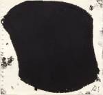 Richard Serra. Untitled, 2009. Paintstick, 27 x 25 cm (10 5/8 x 9 7/8 in). Courtesy Private collection, London. © Richard Serra