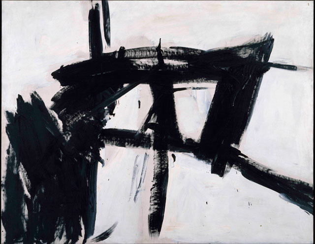 Franz Kline. Vawdavitch, 1955. Oil on canvas, 158.1 x 204.9 cm. Museum of Contemporary Art Chicago, © ARS, NY and DACS, London 2016. Photograph: Joe Ziolkowski.