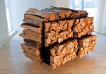Mark Moskovitz. Faceword, 2012. Mixed hardwood, engineered lumber, various hardware, 91.4 x 139.7 x 50.8 cm. Courtesy of the artist. Photograph: Mark Moskovitz.