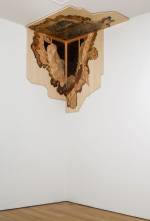 Alison Elizabeth Taylor. Tap Left On, 2009-10. Wood veneer, shellac, 180.3 x 190.5 x 121.9 cm. Courtesy of the artist; James Cohan Gallery, New York.