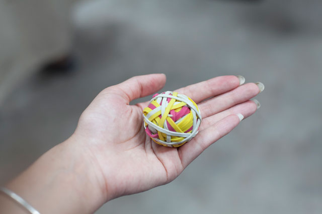 Aki Sasamoto. Random memo random, 2016. Installation with performance and video documentation, dimensions variable. On display at the Kochi-Muziris Biennale 2016. Photograph: Sheena Dabholkar.