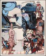 Alan Robb. Toys for Boys, 1985. Acrylic on canvas, 184 x 152 cm. Private collection
