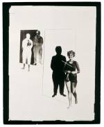 László Moholy-Nagy. <em>Jealousy</em> 1924-27. Gelatin silver print of a photomontage (photoplastic), 17.4 x 12.5 cm. Collection Hattula Moholy-Nagy. Copyright holder credit: © 2006 Hattula Moholy-Nagy/DACS.