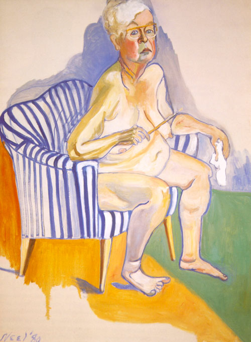 <p>Alice Neel.<em> Self-Portrait, </em>1980. Oil on canvas, 137.2 x 101.6 cm. Smithsonian National Portrait Gallery, Washington, DC. Museum purchase.