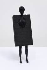 Morehshin Allahyari. Dark Matter: #barbie #vhs, 2014. 3D print, black nylon plastic.