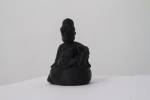Morehshin Allahyari. Dark Matter: #buddha #simpson, 2014. 3D print, black nylon plastic.