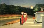 Edward Hopper, Gas, 1940. Oil on canvas, 66.7 x 102.2 cm. Collection of Museum of Modern Art , New York. Mrs. Simon Guggenheim Fund, 1943. Photograph © 2016. Digital image, The Museum of Modern Art, New York/Scala, Florence.