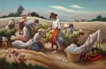 Thomas Hart Benton. Cotton Pickers, 1945. Oil on canvas, 81.3 x 121.9 cm. Prior bequest of Alexander Stewart; Centennial Major Acquisitions Income and Wesley M. Dixon Jr. funds; Roger and J. Peter McCormick Endowments; prior acquisition of the George F. Harding. © Benton Testamentary Trusts/UMB Bank Trustee/VAGA, NY/DACS, London 2016.