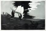 Kara Walker. no world from An Unpeopled Land in Uncharted Waters, 2010. Aquatint. © Kara Walker. Reproduced by permission of the artist.