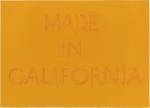 Edward Ruscha. Made in California, 1971. Colour lithograph. © Ed Ruscha. Reproduced by permission of the artist.