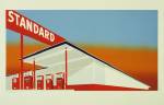 Edward Ruscha. Standard Station, 1966. Colour screenprint. The Museum of Modern Art, New York/Scala, Florence. © Ed Ruscha. Reproduced by permission of the artist.