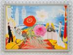 Florine Stettheimer. Family Portrait, II, 1933. Oil on canvas in artist’s frame, 117.4 x 164 cm. The Museum of Modern Art, New York. Gift of Miss Ettie Stettheimer. © Estate of Florine Stettheimer.