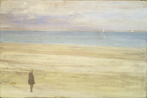 James Abbott McNeill Whistler (1834-1903). <em>Harmony in Blue and Silver: Trouville</em>, 1865. Isabella Stewart Gardner Museum, Boston, Massachusetts inv. P1e6 © Isabella Stewart Gardner Museum, Boston, Massachusetts.