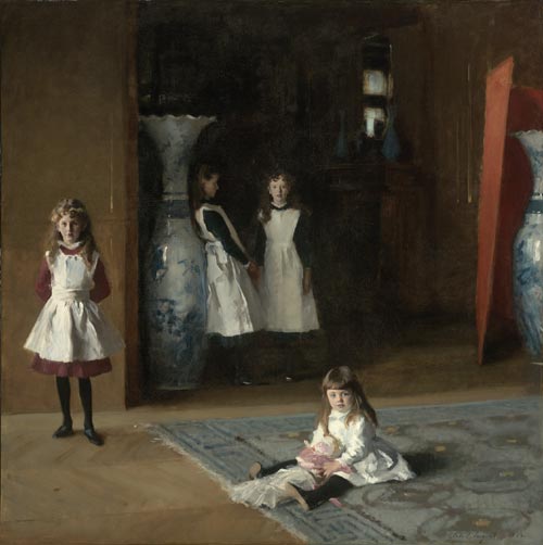 John Singer Sargent (1856-1925). <em>The Daughters of Edward Darley Boit</em>, 1882. Museum of Fine Arts, Boston, Massachusetts, Gift of Mary Louisa Boit, Julia Overing Boit, Jane Hubbard Boit and Florence D Boit in memory of their father, Edward Darley Boit, inv. 19.124 inv. 19.124 © 2003 Museum of Fine Arts, Boston, Massachusetts.