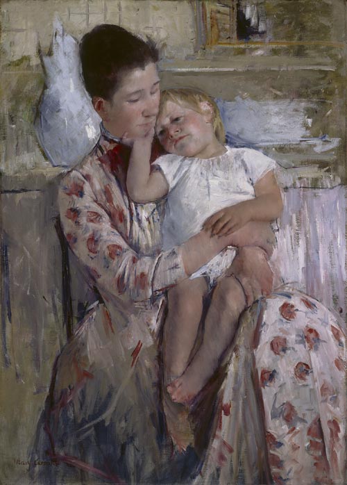 Mary Stevenson Cassatt (1844-1926). <em>Mother and child,</em> about 1889. Wichita Art Museum, Wichita, Kansas. The Roland P. Murdock Collection, inv. M109.53 inv. M109.53 © Wichita Art Museum, Wichita, Kansas.