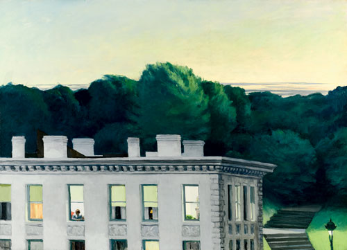 Edward Hopper. House at Dusk, 1935. Oil on canvas, 92.1 x 127 cm. Virginia Museum of Fine Arts, Richmond. John Barton Payne Fund. ©Virginia Museum of Fine Arts.