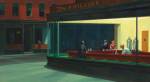 Edward Hopper. Nighthawks, 1942. Oil on canvas, 84.1 x 152.4 cm. Chicago, The Art Institute of Chicago, Friends of American Art Collection. © The Art Institute of Chicago.