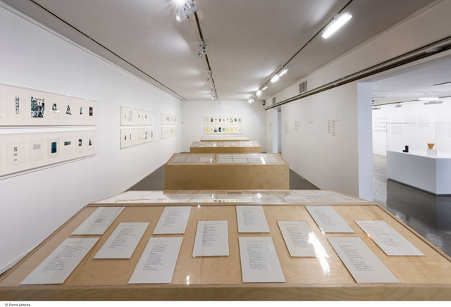 Carl Andre: Sculpture as Place, 1958–2010, exhibition view, Musée d’Art moderne de la Ville de Paris. © Pierre Antoine.