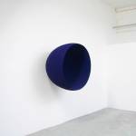 Anish Kapoor. <em>Void</em>, 1994. Fibreglass and pigment, 110 cm diameter. British Council Collection.