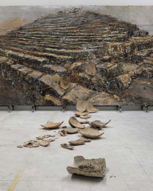 Anselm Kiefer. <em>Shevirath Ha Kelim</em> 2009. Terracotta, acrylic, oil and shellac on canvas, 129 15/16 x 299 3/16 x 511 13/16 inches (330 x 760 x 1300 cm). 