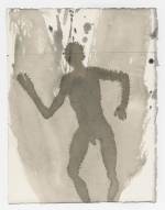 Antony Gormley. <em>Under My Skin II</em>, 2000. Carbon and casein on paper, 18.8 x 14.5 cm. © Antony Gormley.