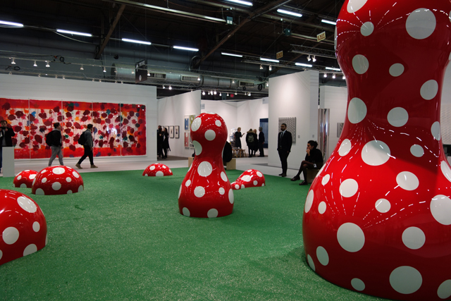 Yayoi Kusama. Guidepost to the New World, 2016. Presented by Victoria Miro. (PLATFORM). Photograph: Miguel Benavides.