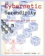 Front cover of Studio International publication accompanying Cybernetic Serendipity exhibition, ICA, London, 1968, curated by Jasia Reichardt.