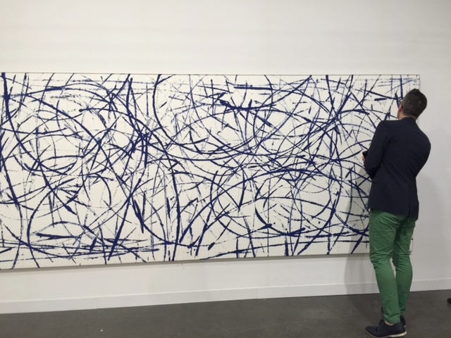 Egan Frantz. Diagram Painting, 2015. Michael Jon Gallery. Photograph: Jill Spalding