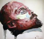 Zeng Fanzhi. Mr. Lenin, 2005. Oil on canvas, 39 x 39 in (99.1 x 99.1 cm). Photograph: Jill Spalding.