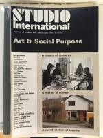 Studio International, Art & Social Purpose, cover, March/April 1976. © Studio International.
