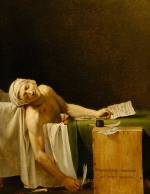 Jacques-Louis David. The Death of Marat, 1793.  Photograph: C Devleeschauwer.  © Musee des Beaux-Arts.