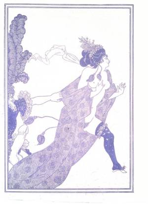 Aubrey Beardsley. <em>Cinesias entreating Myrrhina to coiton from Lysistrata,</em> 1896. Courtesy of the Victoria & Albert Museum, London © V&A Images/Victoria and Albert Museum, London