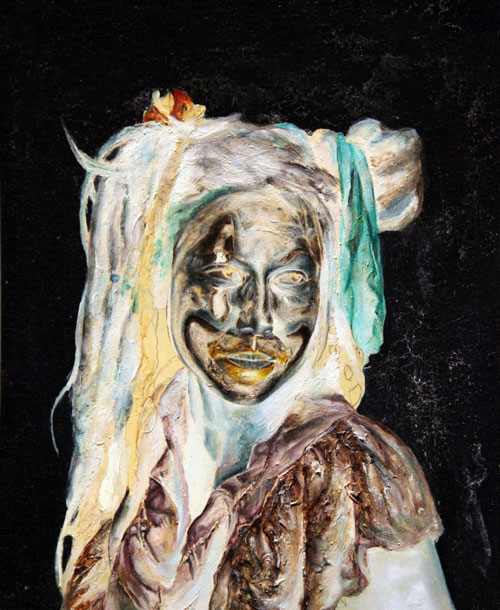 Artists Anonymous. Portrait, Oil on board, 39 cm x 32 cm. © Artists Anonymous.