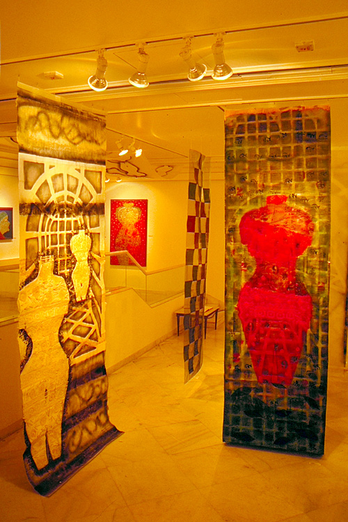 Helen Geier.  
      <em></em>Installation views of the work shown in Canberra and then in New Delhi (Queens Gallery, British Council).