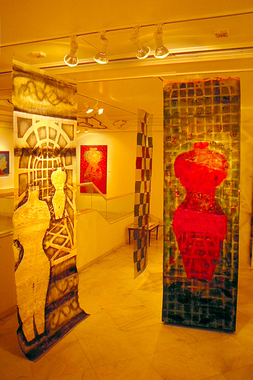 Helen Geier.  
      <em></em>Installation views of the work shown in Canberra and then in New Delhi (Queens Gallery, British Council).