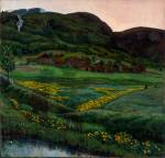 Nikolai Astrup. A Clear Night in June, 1905-07. Oil on canvas, 148 x 152 cm. The Savings Bank Foundation DNB/The Astrup Collection/KODE Art Museums of Bergen. Photograph © Dag Fosse/KODE.